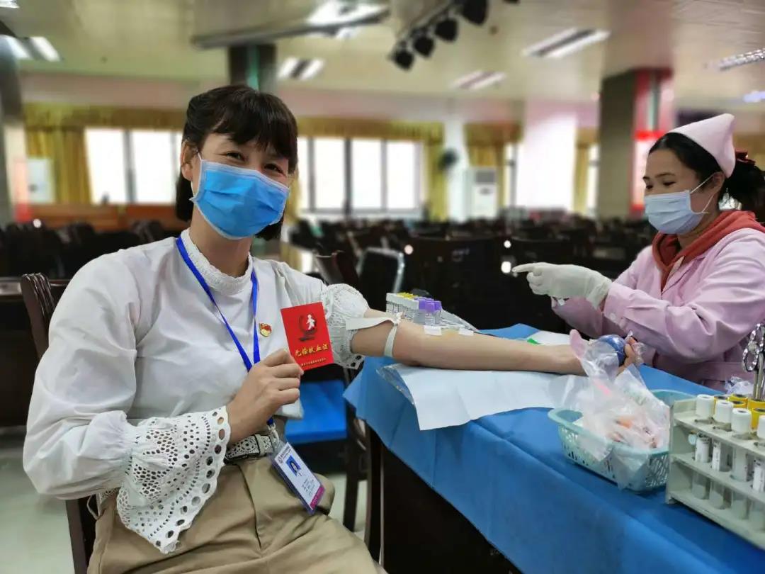 梧州市婦幼保健院工會無償獻血顯愛心