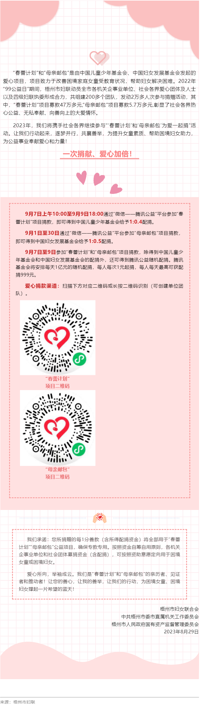 為愛(ài)一起捐&mdash;&mdash;2023年&ldquo;99公益日&rdquo;助力 &ldquo;春蕾計(jì)劃&rdquo;&ldquo;母親郵包&rdquo;項(xiàng)目倡議書(shū).png