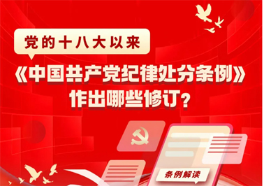 黨的十八大以來(lái)，《中國(guó)共產(chǎn)黨紀(jì)律處分條例》作出哪些修訂？
